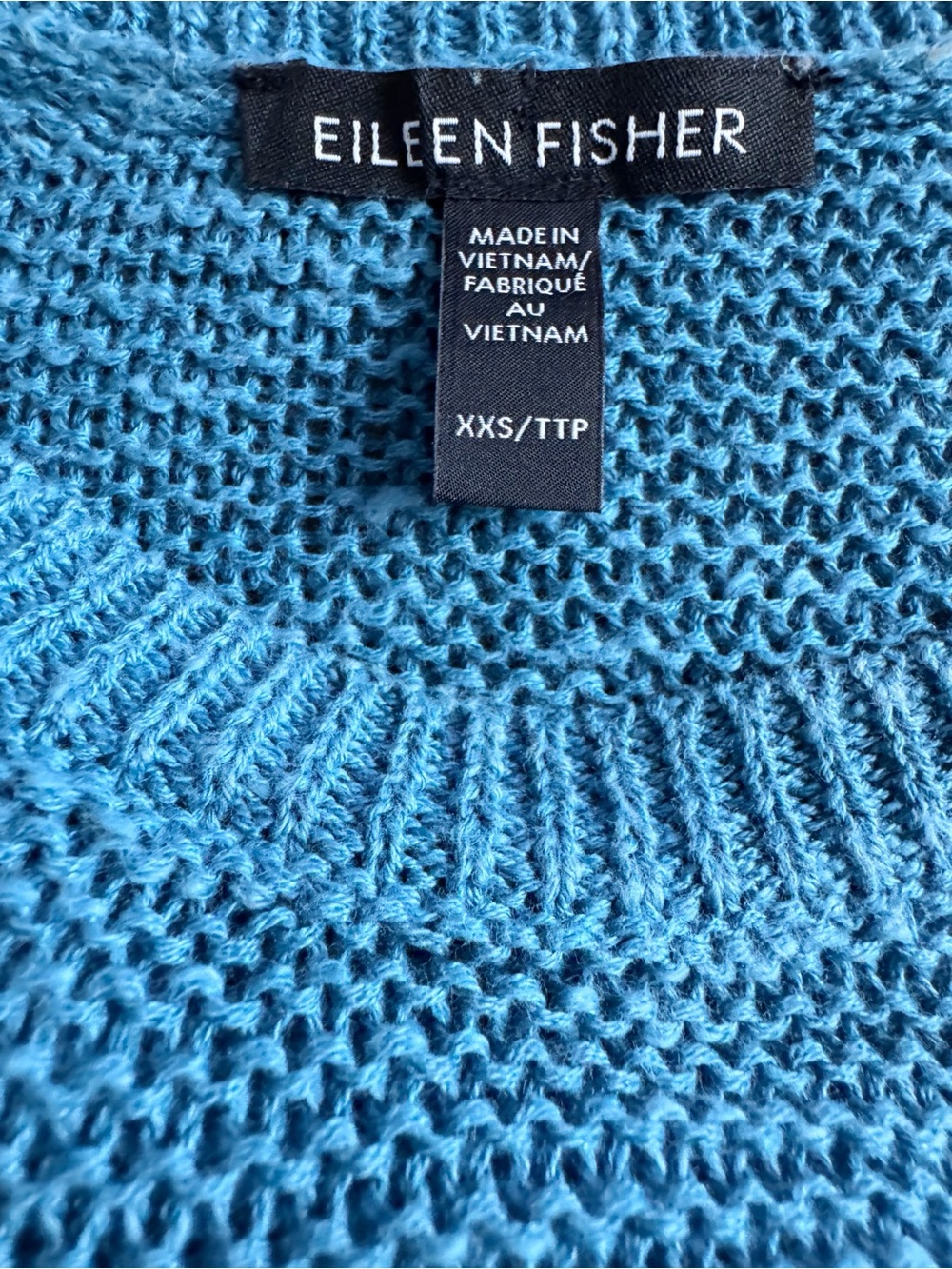 Eileen Fisher Organic Linen - Cotton   Sweater - Picture 5 of 5